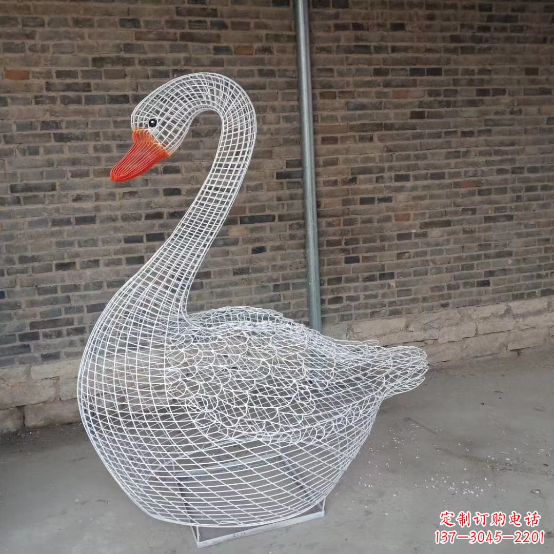 甘肃精致的不锈钢天鹅雕塑