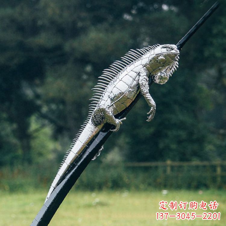 甘肃不锈钢蜥蜴雕塑艺术的精美体现