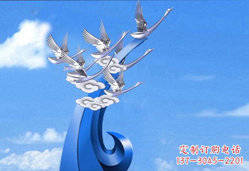 甘肃不锈钢仙鹤美化环境
