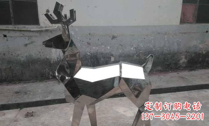 甘肃不锈钢小鹿石雕——雕塑中的优雅与高贵