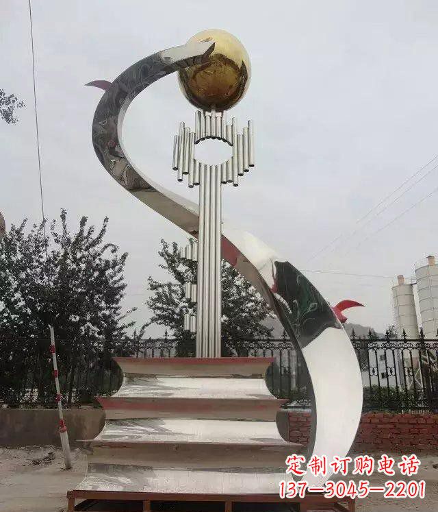 甘肃书籍雕塑重新定义不锈钢校园