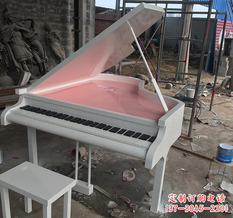 甘肃不锈钢校园钢琴雕塑发出音乐的艺术