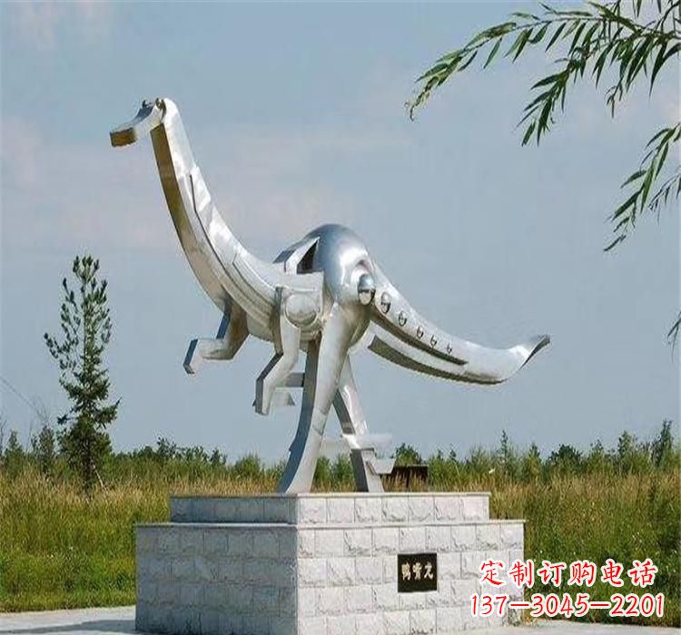 甘肃不锈钢鸭嘴龙雕塑传承独特艺术魅力