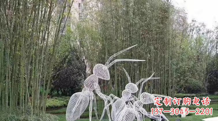 甘肃不锈钢艺术蚂蚁雕塑