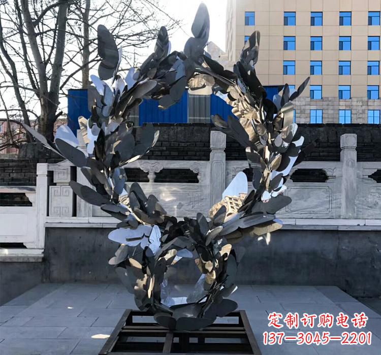 甘肃不锈钢蝴蝶之美——不锈钢艺术蝴蝶景观雕塑