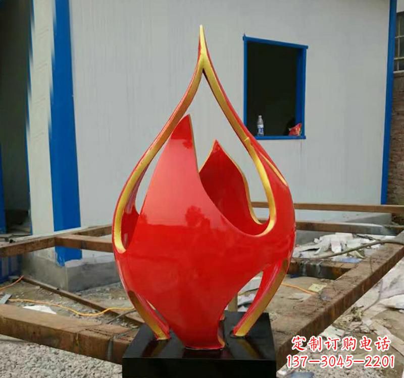 甘肃不锈钢艺术景观火龙果雕塑