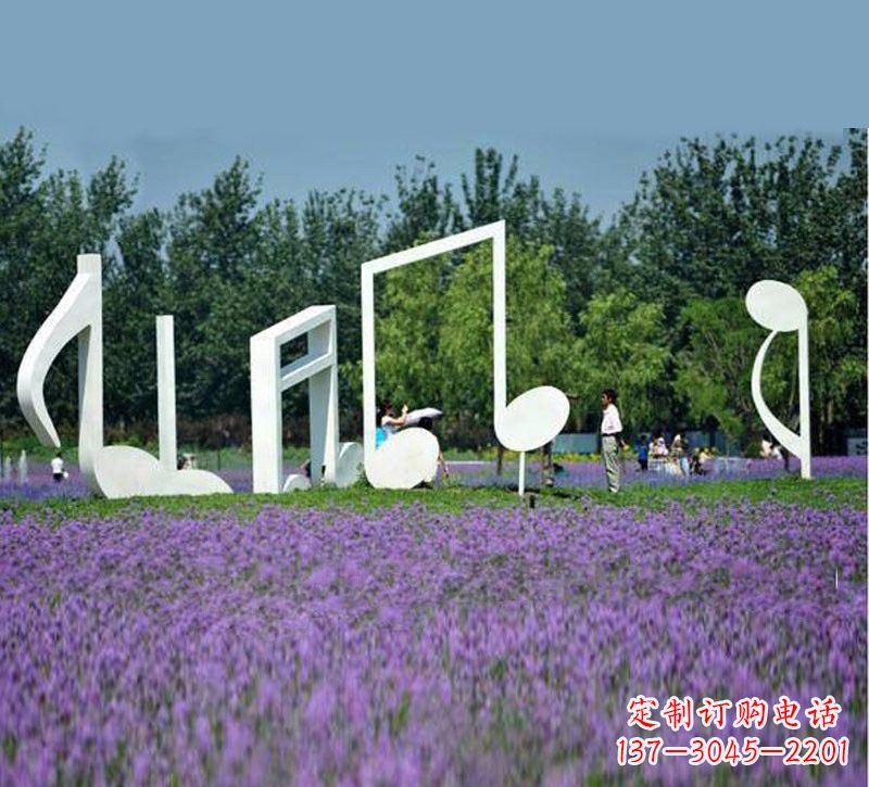 甘肃不锈钢音符雕塑音乐与艺术的完美结合