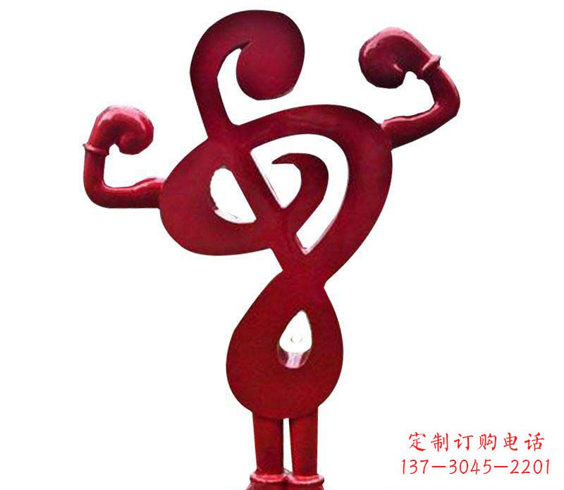 甘肃音符之美——不锈钢音符雕塑