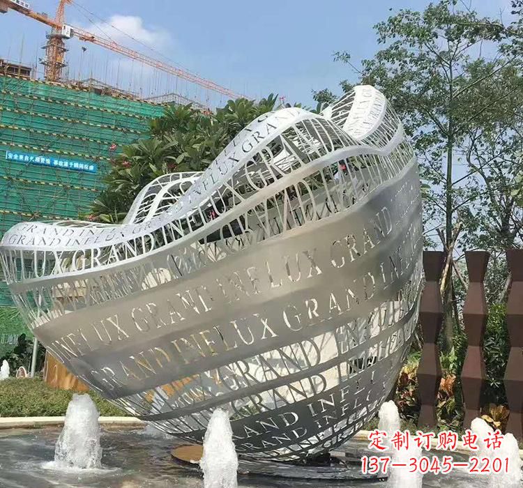 甘肃不锈钢元宝雕塑精致华贵的象征