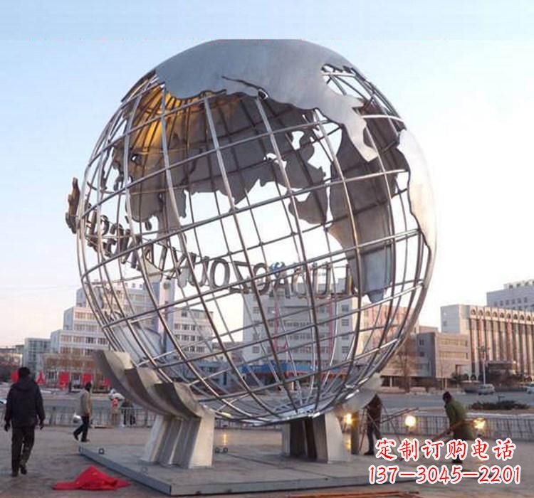 甘肃不锈钢地球仪雕塑一座充满美丽与灵性的艺术品