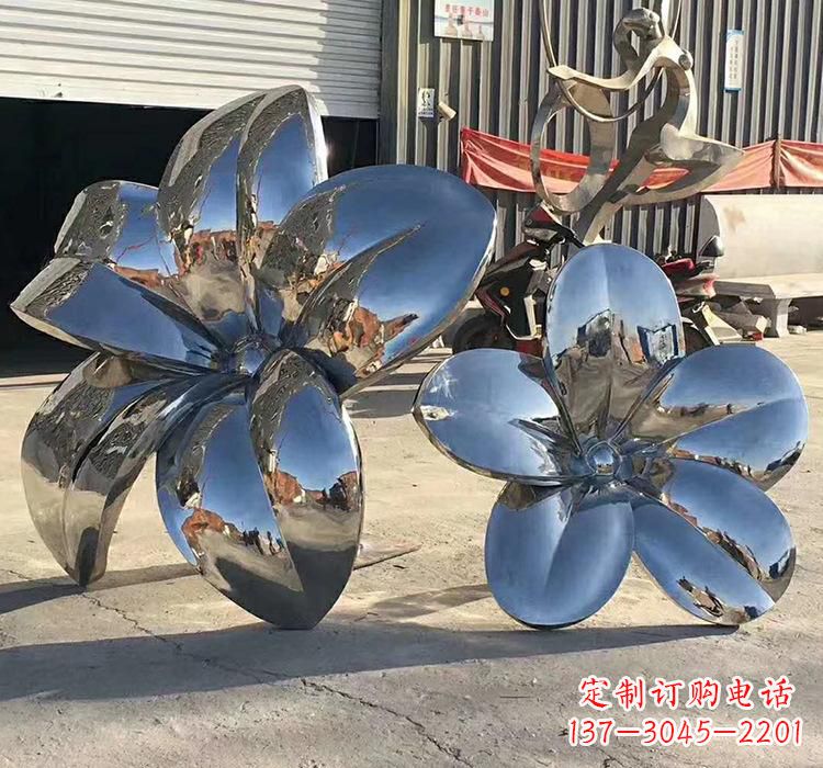 甘肃不锈钢荷花雕塑美丽又耐用