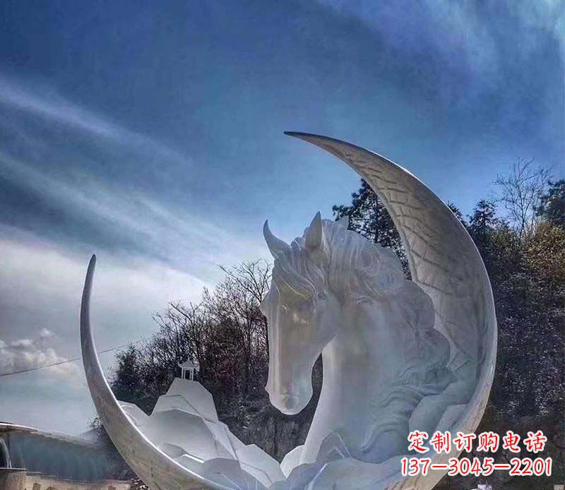 甘肃不锈钢月亮雕塑一种独特的艺术品