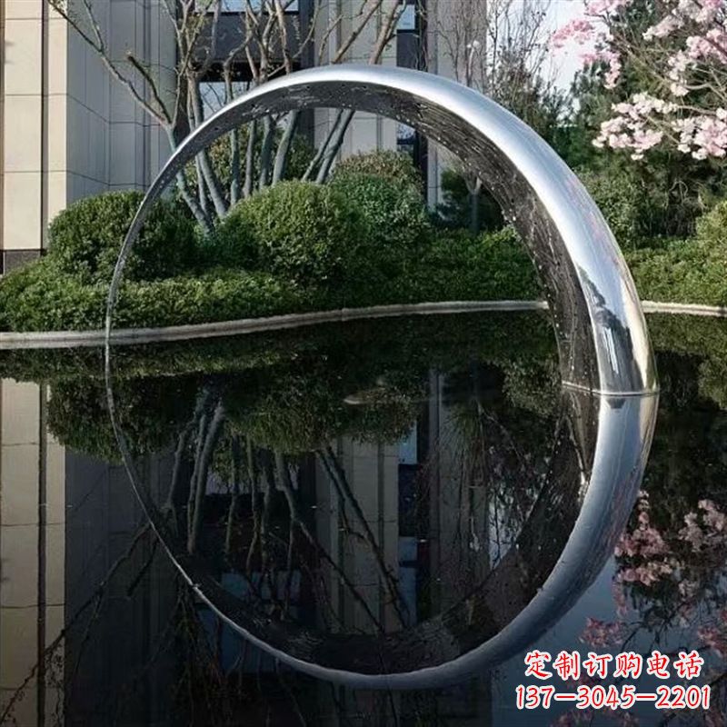 甘肃不锈钢月亮雕塑璀璨照亮夜空