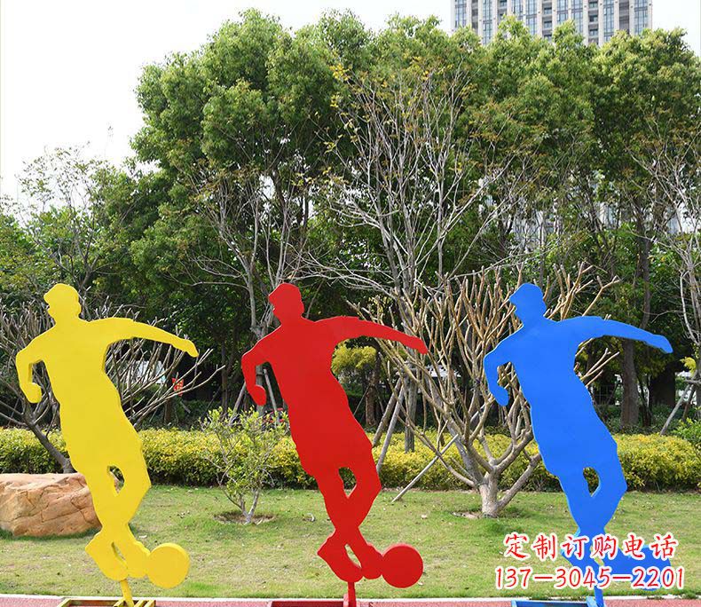 甘肃不锈钢足球雕塑激发运动激情
