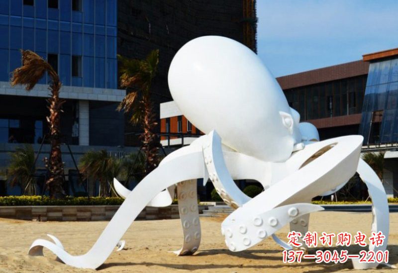 甘肃精美的不锈钢章鱼雕塑