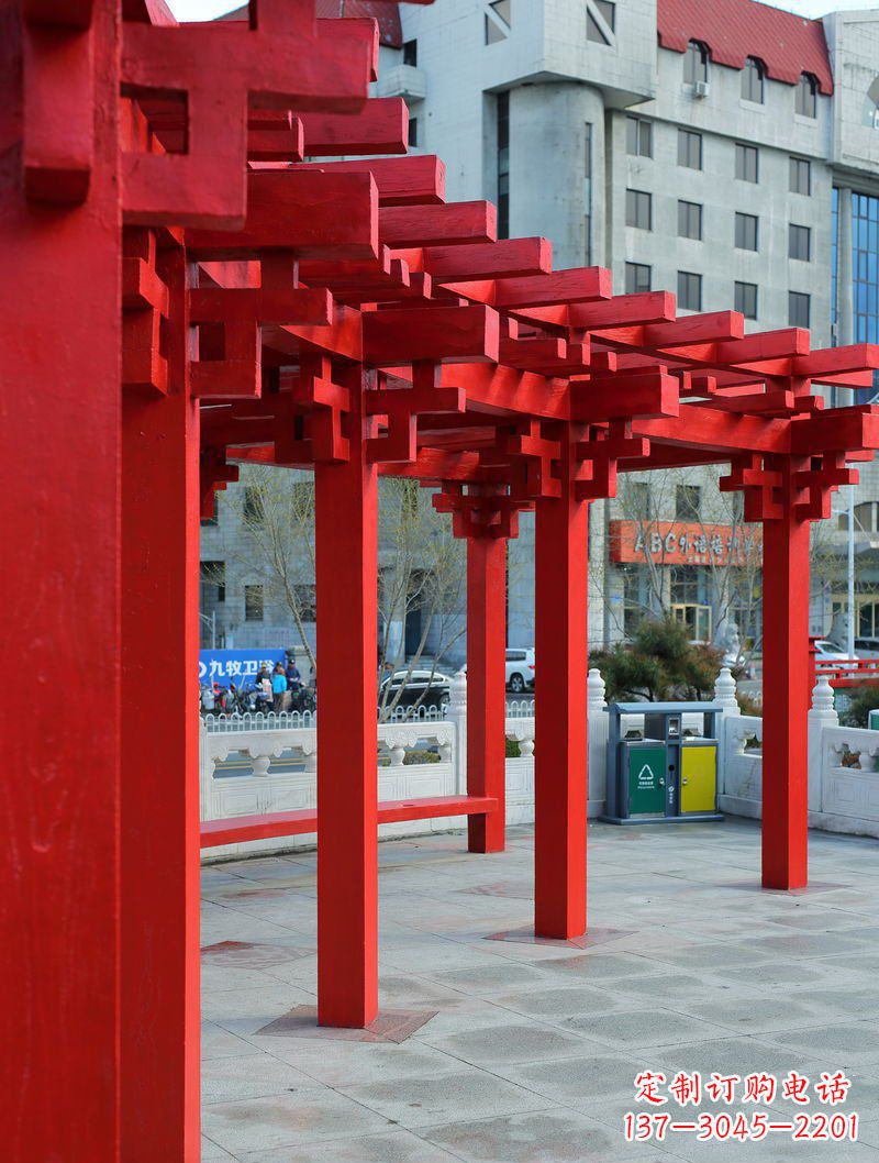 甘肃长廊雕塑描绘城市景观的艺术作品