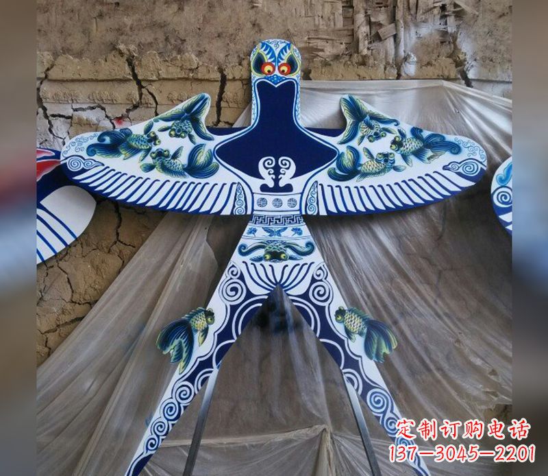 甘肃不锈钢蜘蛛侠风筝雕塑的象征