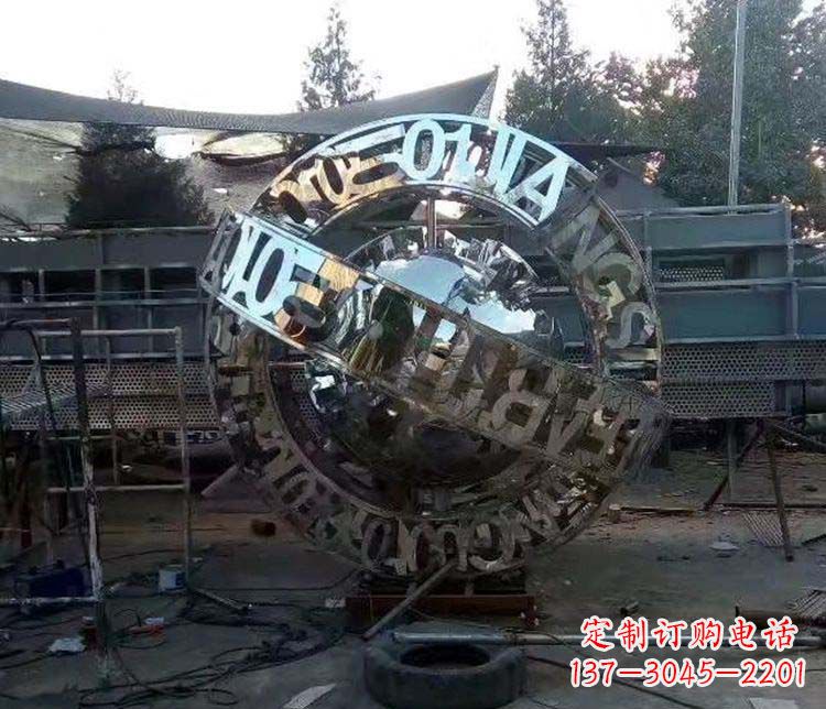 甘肃不锈钢字母景观雕塑创造美丽的空间