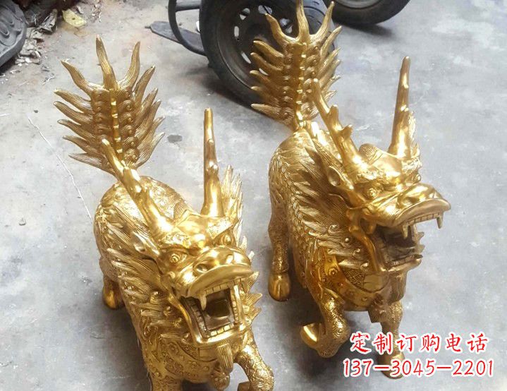 甘肃麒麟雕塑东方之瑰宝