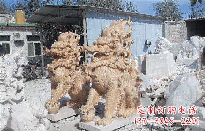 甘肃麒麟石雕一个具有传统文化精髓的艺术品