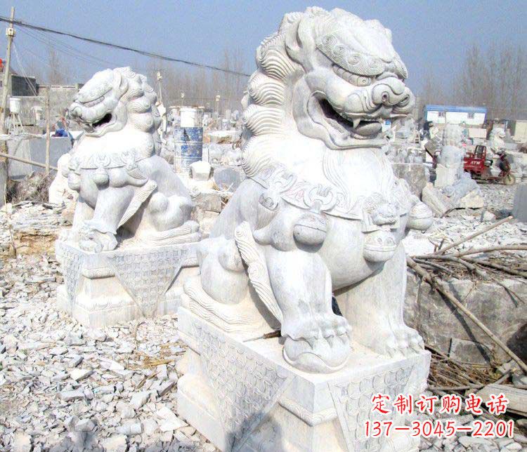 甘肃狮子雕塑一种神圣而古老的艺术