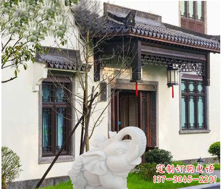 甘肃小象招财石雕——引领幸福的钥匙