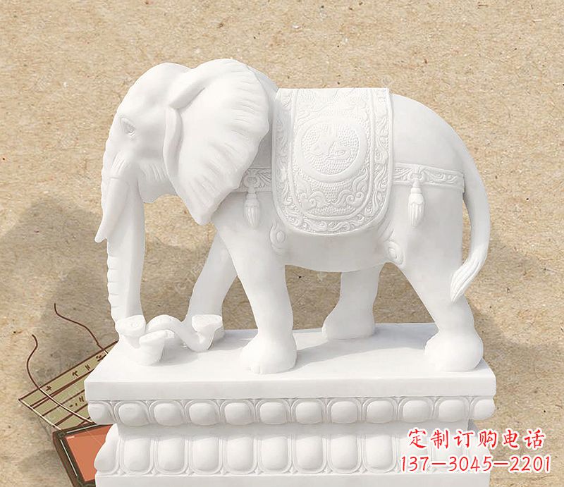甘肃雕刻大象,抒发自然之美