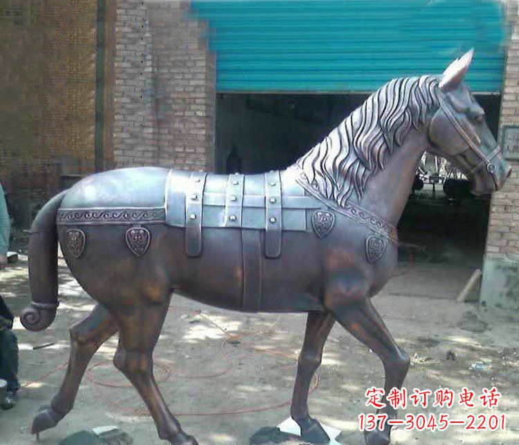 甘肃马铜雕塑传递草原动物的非凡魅力
