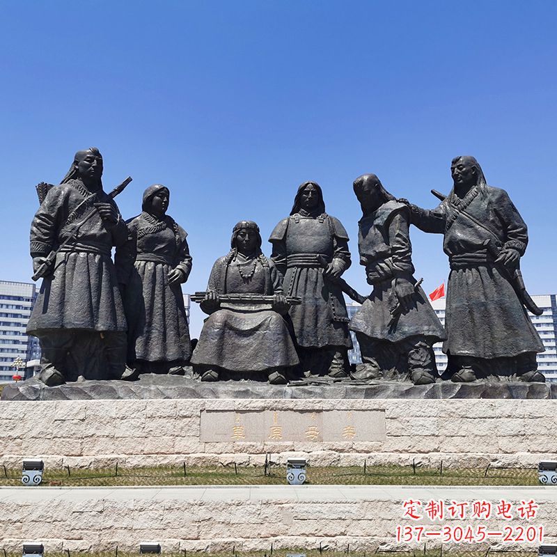 甘肃草原母亲——传承爱的雕塑