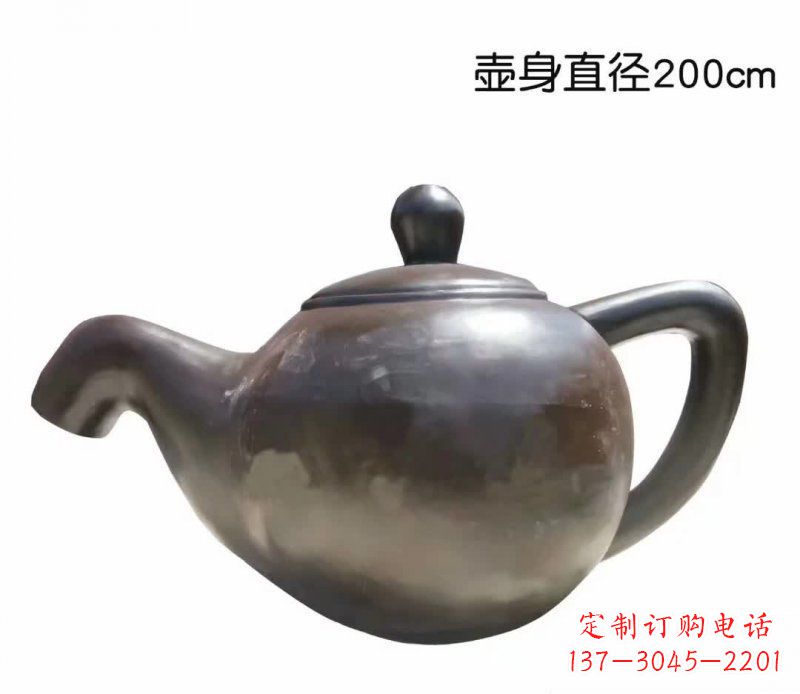 甘肃青铜茶壶雕塑——彰显传统文化的艺术精髓