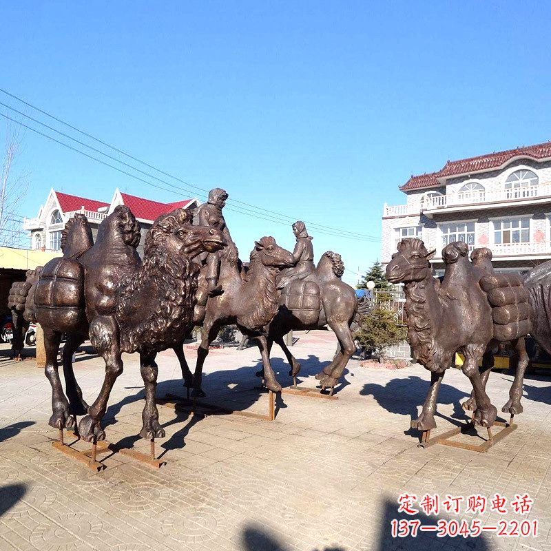 甘肃茶马古道骆驼队