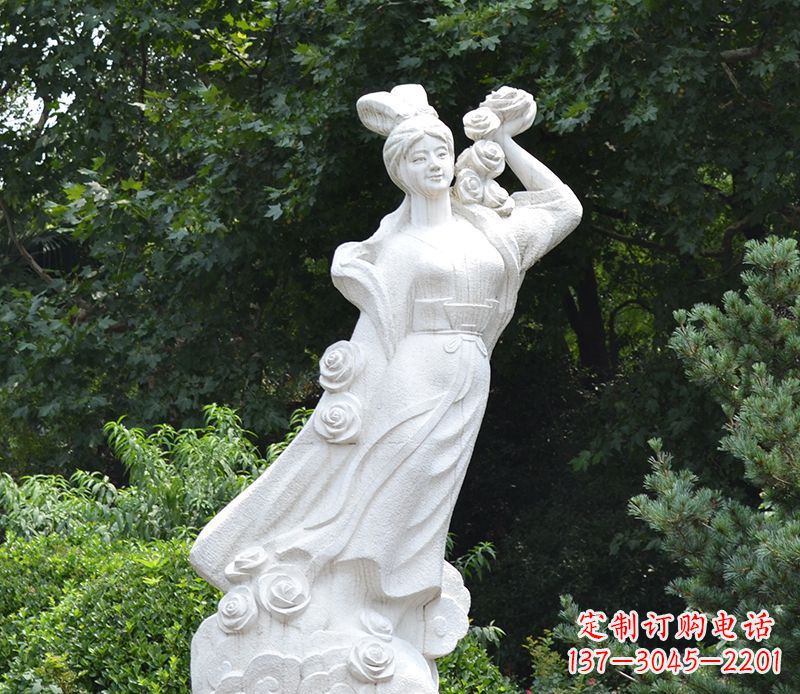 甘肃嫦娥奔月石雕绝美之作
