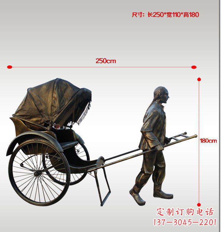 甘肃车夫雕塑传承中华文化的精神象征