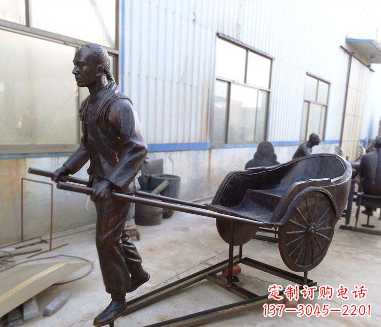 甘肃青铜车夫雕塑致敬车夫的贡献
