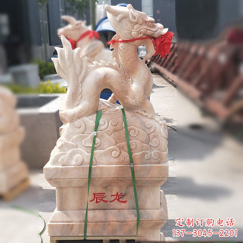 甘肃龙雕塑融合古典与现代