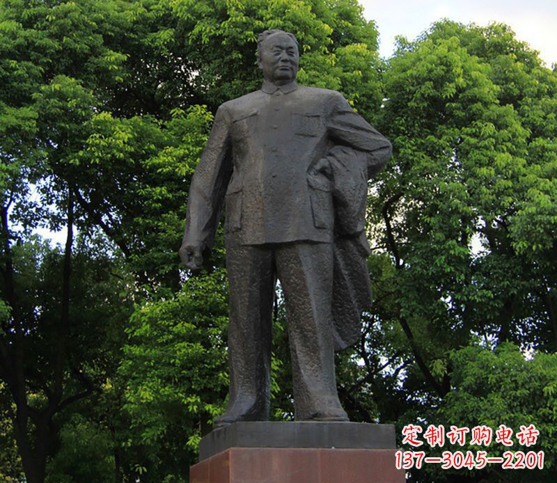甘肃陈毅元帅铜雕荣耀中国历史的传承