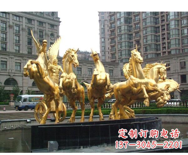 甘肃阿波罗的象征——青铜雕塑