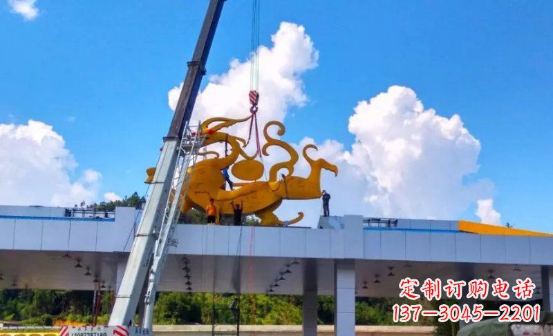 甘肃精美不锈钢龙雕塑，点缀城市之美