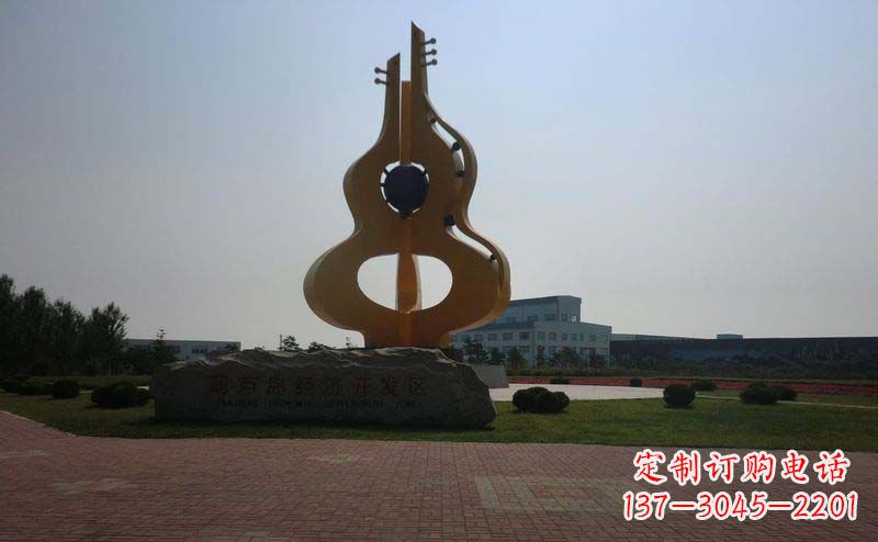 甘肃城市不锈钢葫芦造型雕塑