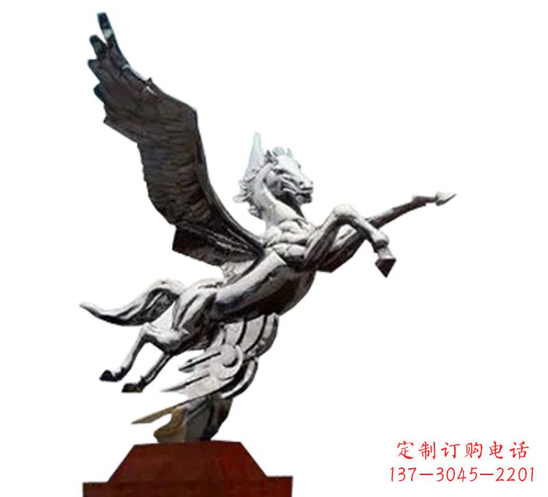 甘肃马雕塑不锈钢雕塑的精美绝伦