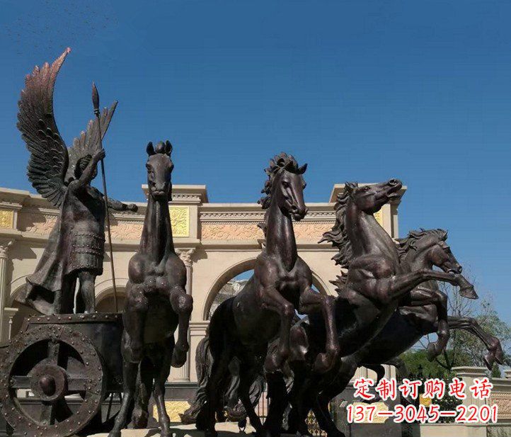 甘肃马雕塑引领全城欣赏