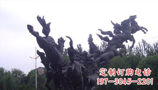 甘肃马雕塑精美绝伦的艺术品