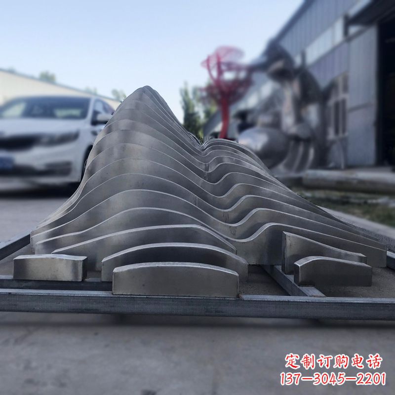 甘肃不锈钢假山雕塑精致耐用的艺术品