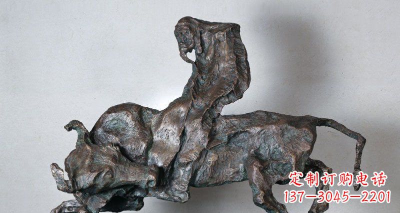 甘肃精美的动物铜雕,赋予公园以灵性与生机