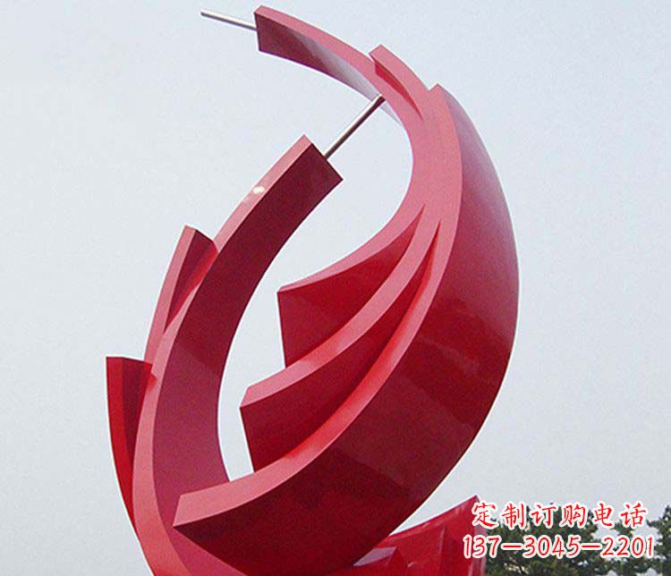 甘肃不锈钢帆船雕塑象征着永恒的美丽