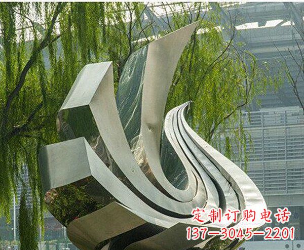 甘肃抽象鸽子不锈钢动物雕塑