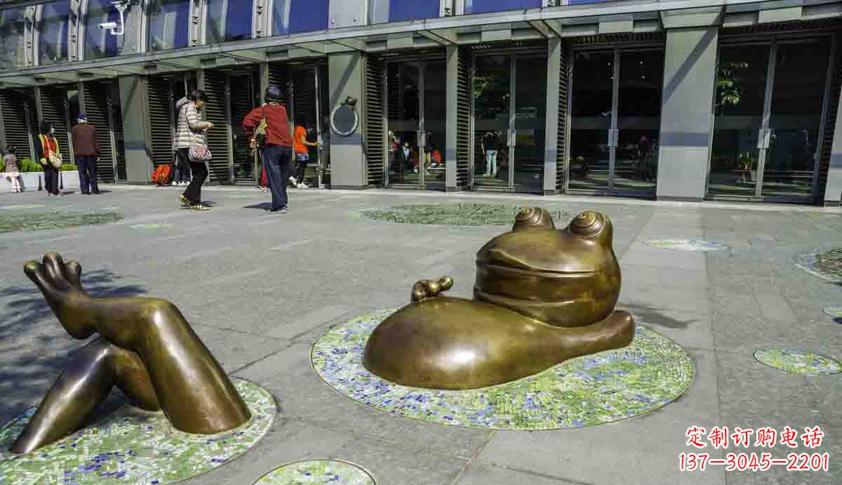 甘肃青蛙雕塑传统文化的象征