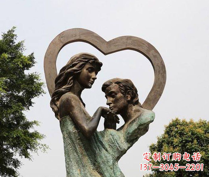 甘肃浪漫爱情,永恒铜雕