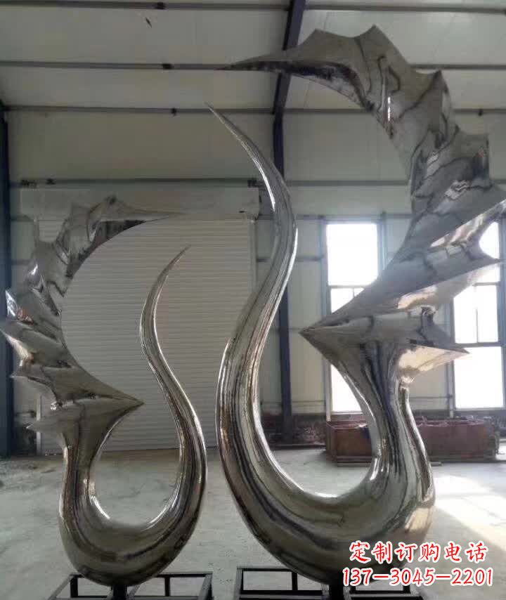 甘肃精美的天鹅不锈钢雕塑