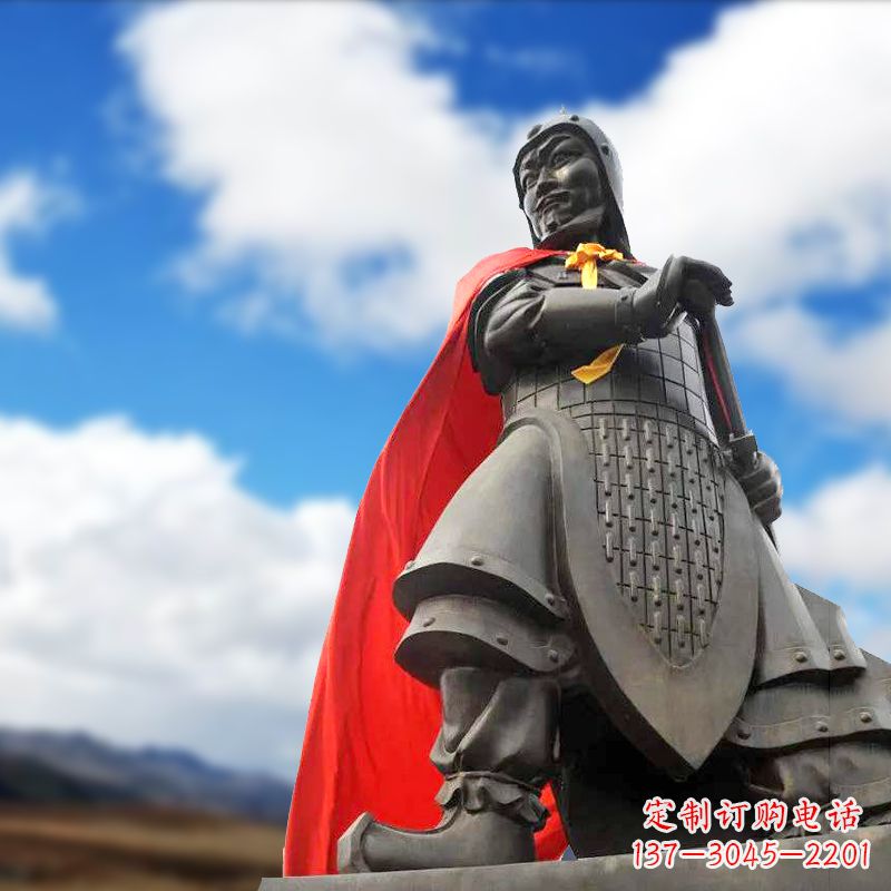甘肃项羽雕塑——历史名人古代帝王的象征